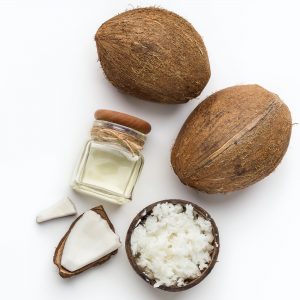 Set of coconut products